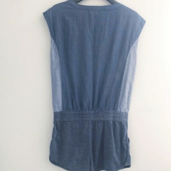 Kensie Jeans - Blue Romper - Picture 3 of 4